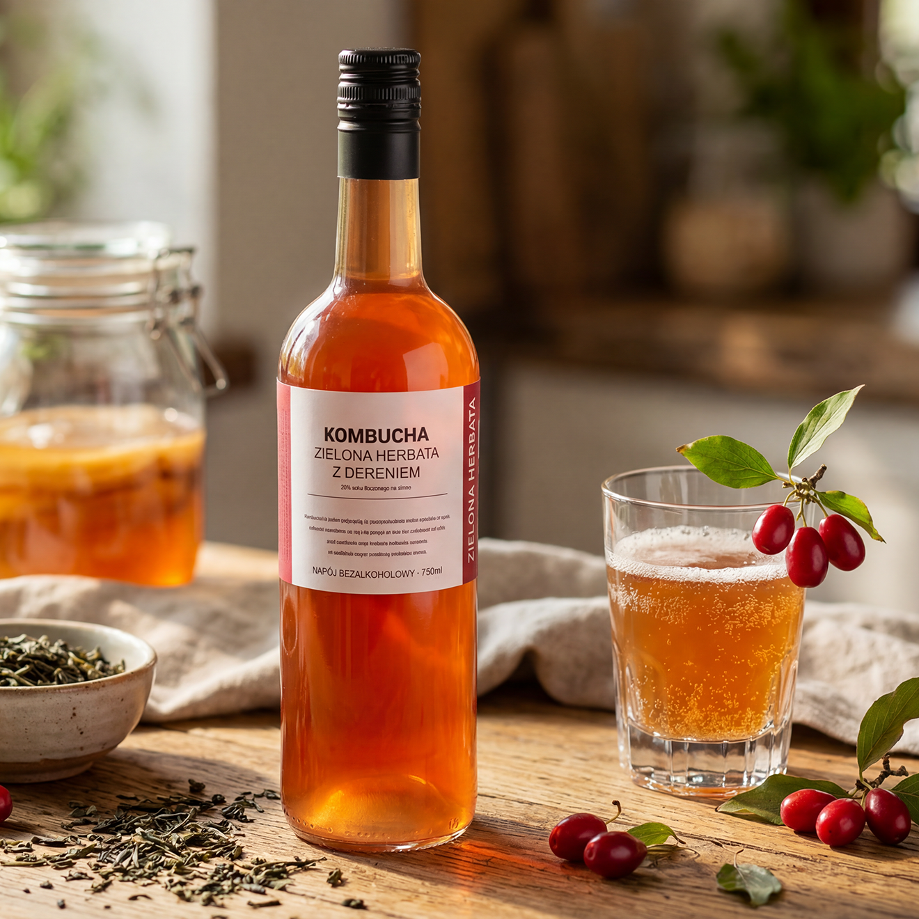 Kombucha dereniowa